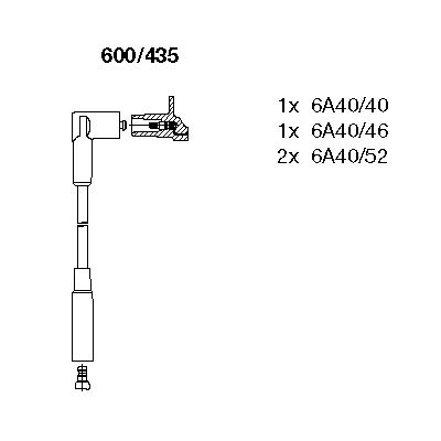 Ignition Cable Kit (600/435)