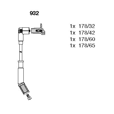 Ignition Cable Kit (932)