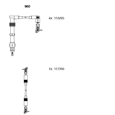 Ignition Cable Kit (960)