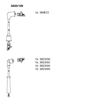 Ignition Cable Kit (3A00/129)
