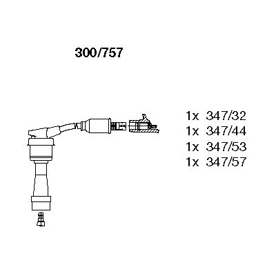 Ignition Cable Kit (300/757)