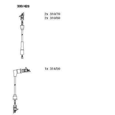 Ignition Cable Kit (300/428)