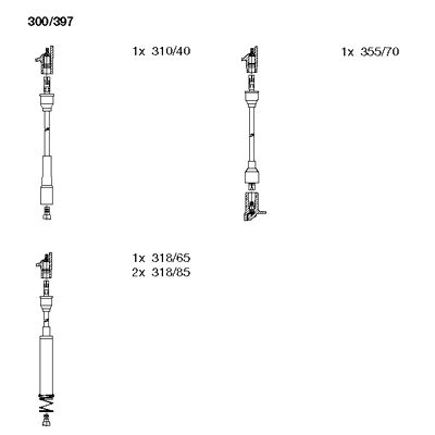 Ignition Cable Kit (300/397)