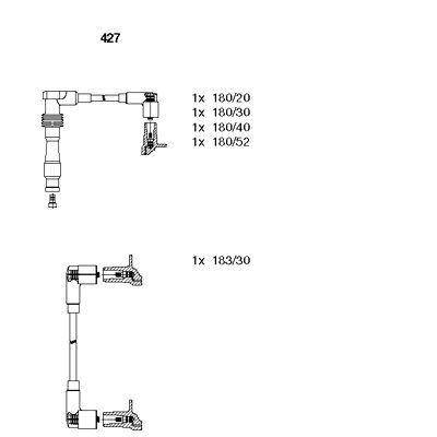 Ignition Cable Kit (427)