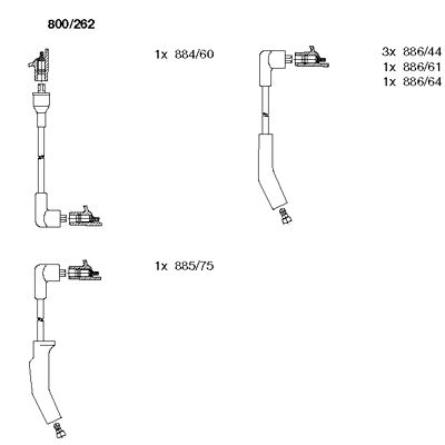 Ignition Cable Kit (800/262)