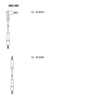 Ignition Cable Kit (300/180)