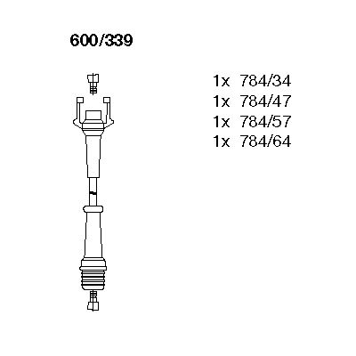 Ignition Cable Kit (600/339)