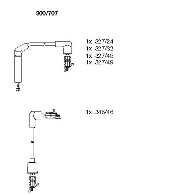 Ignition Cable Kit (300/707)