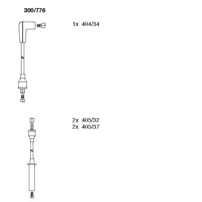 Ignition Cable Kit (300/776)