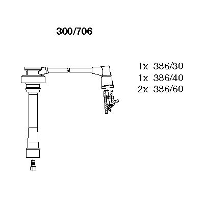 Ignition Cable Kit (300/706)