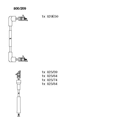 Ignition Cable Kit (800/209)