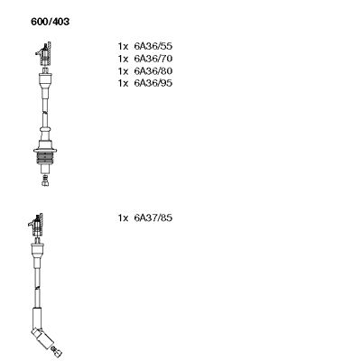 Ignition Cable Kit (600/403)