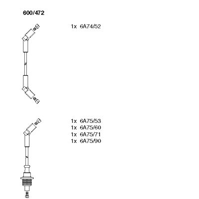Ignition Cable Kit (600/472)