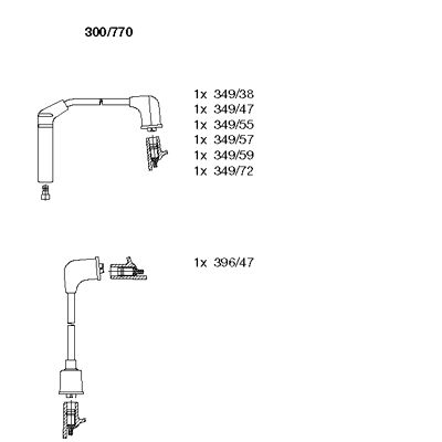 Ignition Cable Kit (300/770)