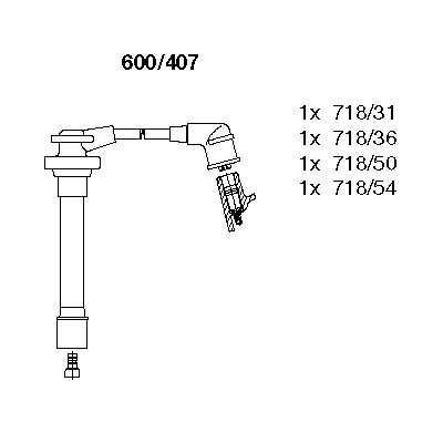 Ignition Cable Kit (600/407)