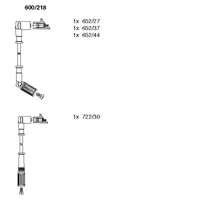 Ignition Cable Kit (600/218)