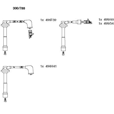 Ignition Cable Kit (300/788)