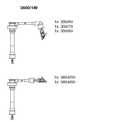 Ignition Cable Kit (3A00/149)