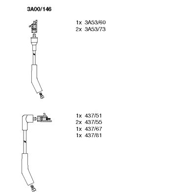 Ignition Cable Kit (3A00/146)