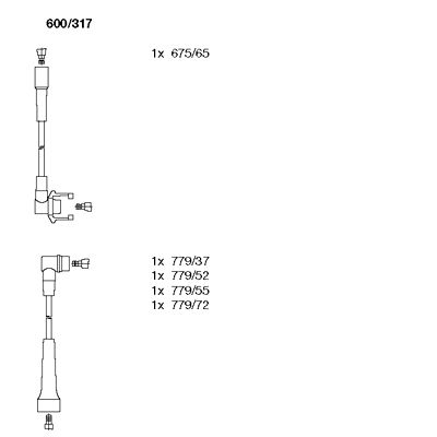 Ignition Cable Kit (600/317)