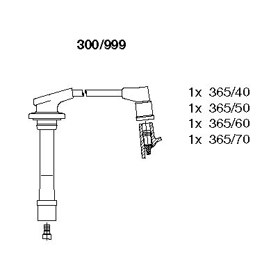 Ignition Cable Kit (300/999)