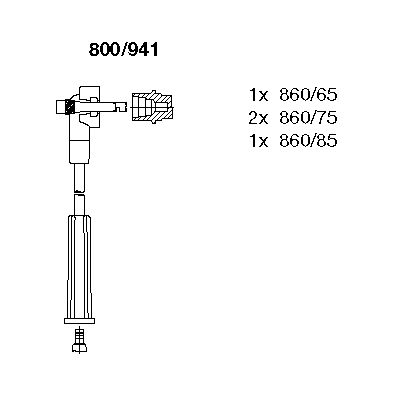 Ignition Cable Kit (800/941)