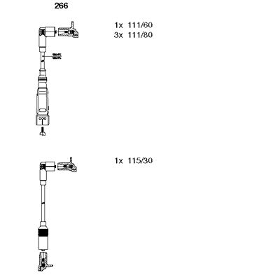 Ignition Cable Kit (266)