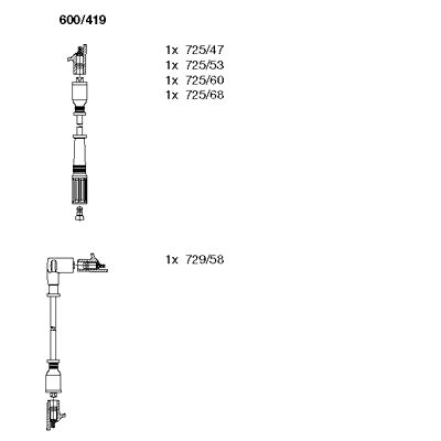 Ignition Cable Kit (600/419)