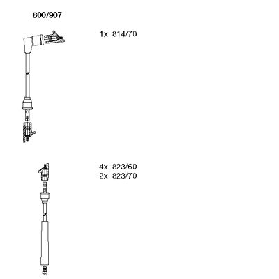 Ignition Cable Kit (800/907)