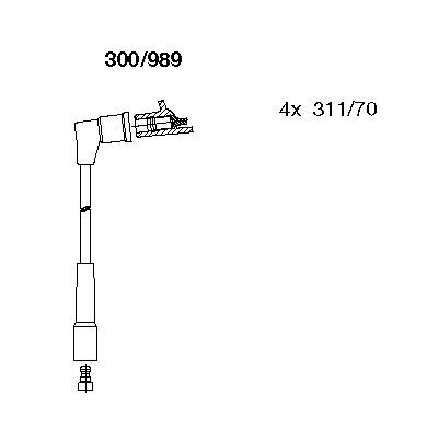 Ignition Cable Kit (300/989)
