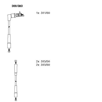 Ignition Cable Kit (300/383)