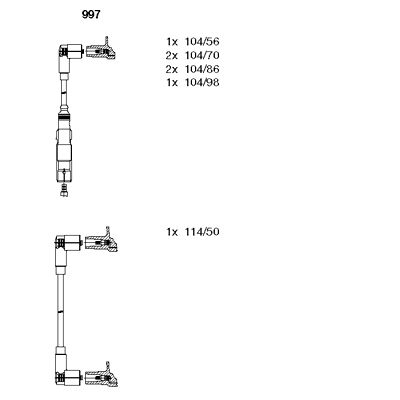Ignition Cable Kit (997)