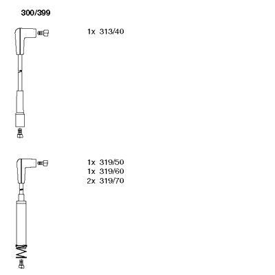 Ignition Cable Kit (300/399)
