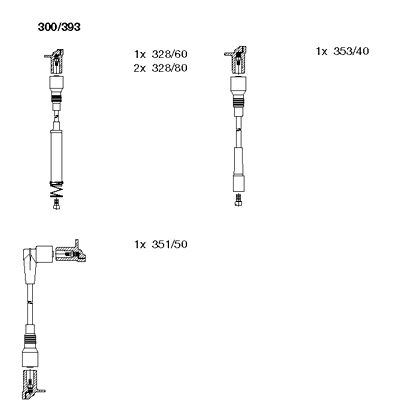 Ignition Cable Kit (300/393)