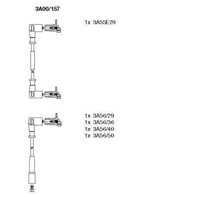 Ignition Cable Kit (3A00/157)