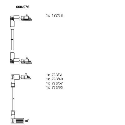Ignition Cable Kit (600/276)