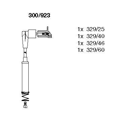Ignition Cable Kit (300/923)