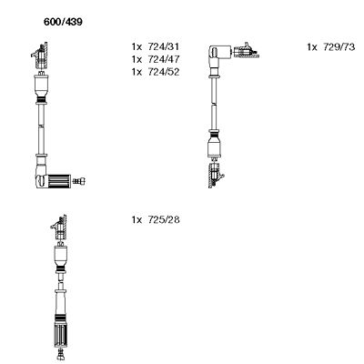 Ignition Cable Kit (600/439)