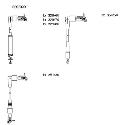 Ignition Cable Kit (300/390)