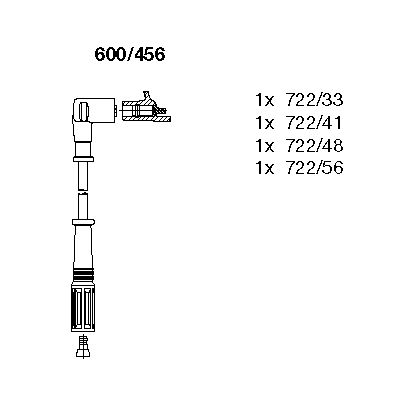 Ignition Cable Kit (600/456)