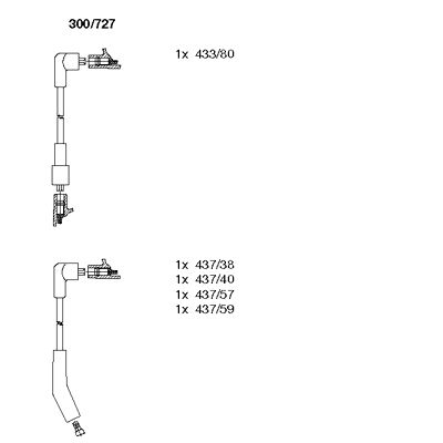 Ignition Cable Kit (300/727)