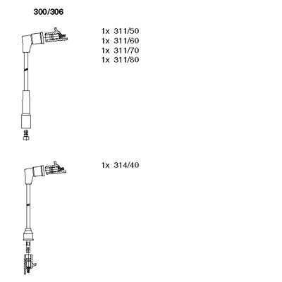 Ignition Cable Kit (300/306)