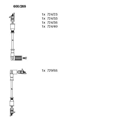 Ignition Cable Kit (600/269)