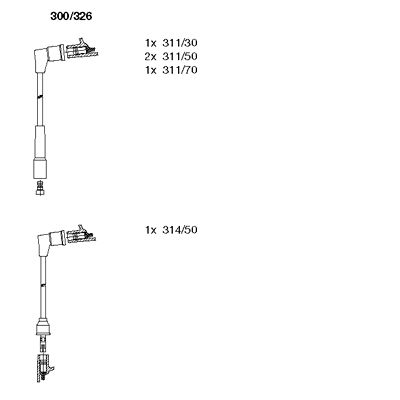 Ignition Cable Kit (300/326)