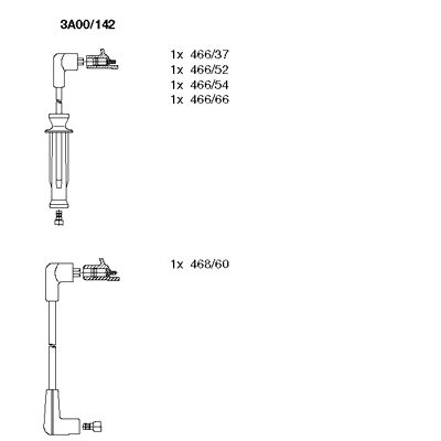 Ignition Cable Kit (3A00/142)