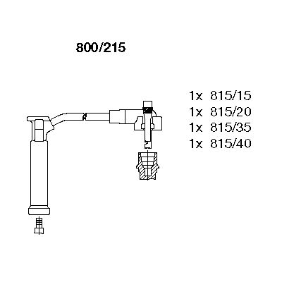 Ignition Cable Kit (800/215)