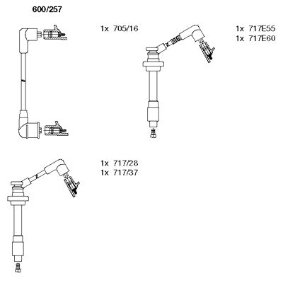 Ignition Cable Kit (600/257)