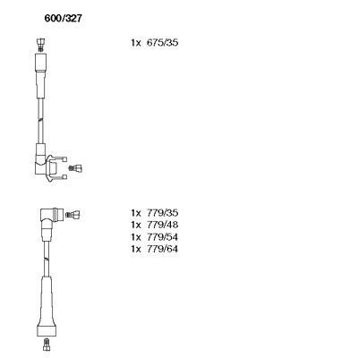 Ignition Cable Kit (600/327)
