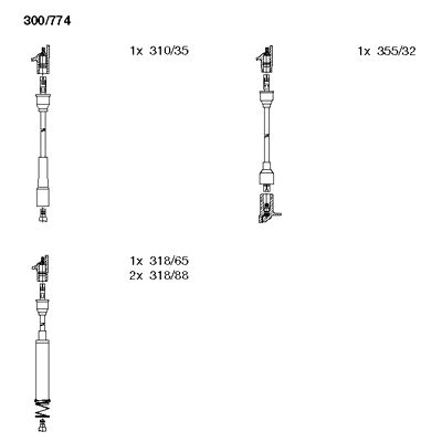 Ignition Cable Kit (300/774)