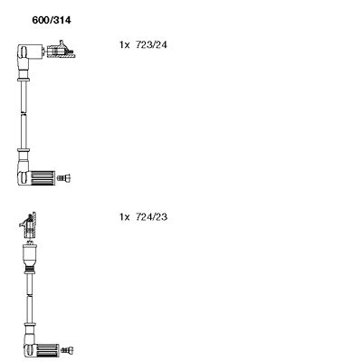 Ignition Cable Kit (600/314)